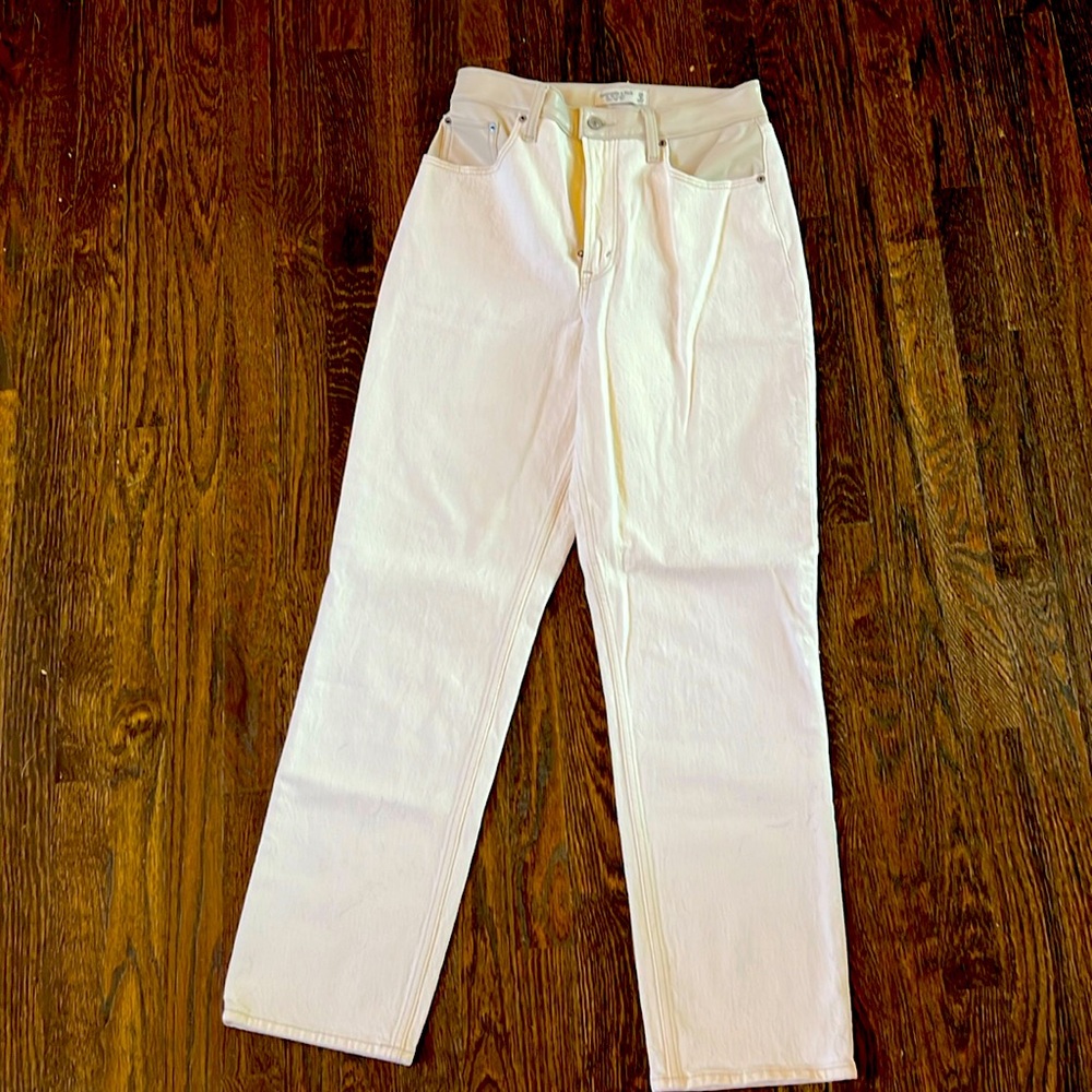 Abercrombie 90s straight ultra high rise jeans